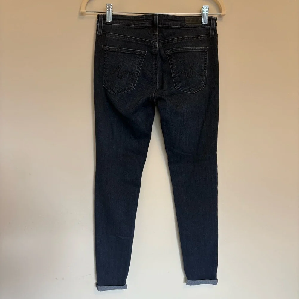 AG Adriano Goldschmeid Dark Blue The Legging Ankle Jeans - Size 26R - Stretchy